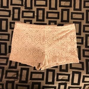 Tan express shorts